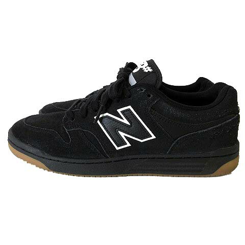【中古】ニュー平衡にする NEW BALANCE ヌメリック NUMERIC SHOES 480 スニーカー NM480SBW スケボー 滑るゲーム盤 シューズ スエードクロス なめし革 28.0糎 黒 黒いこと 白 チュインガム US 10 くつ 靴 美品 メンズ 【ベクター 古着】 260526