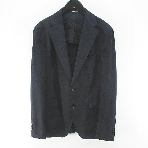 【中古】タリアトーレ TAGLIATORE セットアップ スーツ スリーピース テーラード ジャケット ベスト ジレ ロングパンツ スラックス 背抜き ジップフライ 50 紺系 ネイビー イタリア製 ロールアップ 毛 ウール 裏地 メンズ 【ベクトル 古着】 260106 27,230円