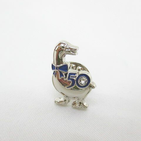 【中古】Kirk Stieff社 P. Buckley Moss ピューター製 ガチョウ ピンバッジ ブローチ シルバー系 アクセサリー その他 【ベクトル 古着】 260302