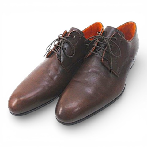 【中古】ロブス LOBB'S レースアップシューズ 革靴 ビジネスシューズ 39 ブラウン 茶系 イタリア製 メンズ 【ベクトル 古着】 260314
