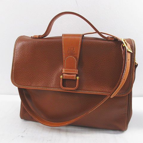 【中古】クレージュ courreges ヴィンテージ ハンドバッグ ショルダー 2WAY ブラウン 茶系 レザー フランス製 レディース 【ベクトル 古着】 260419 5,688円