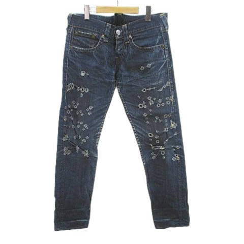 【中古】リーヴァイズジーンズ赤いこと Levi\u0027s RED 17F F02 ジーンズズボン下 デニム ジップフライ 29 紺系 米国海軍 インディゴ 不都合処理 メンズ 【ベクター 古着】 260414 メンズファッション-ズボン・パンツ