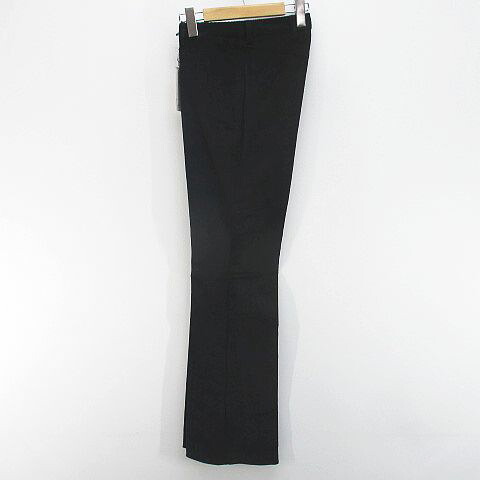 【中古】未当て嵌める品 ルッツォ RUZZO ロング丈 コール天ズボン下 太陽フレア 40 紺系 米国海軍 無地 ジップフライ 伸ばすこと イタリア製 曳き船付 レディース 【ベクター 古着】 260602