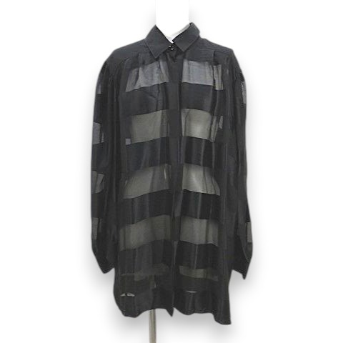 【中古】未使用品 EMANUELA PASOLINI エマニュエラ パソリーニ 長袖 チュニック ワンピース 00 ブラック 黒 シルク 絹 タグ付 レディース 【ベクトル 古着】 260622|ブランド古着の買取販売ベクトル