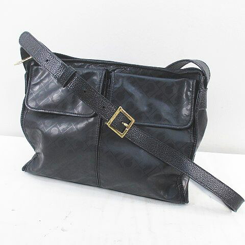 【中古】ゲラルディーニ GHERARDINI SOFTY ソフティ ショルダーバッグ クロスボディ 斜めがけ ブラック 黒系 イタリア製 レディース 【ベクトル 古着】 260716｜ブランド古着の買取販売ベクトル