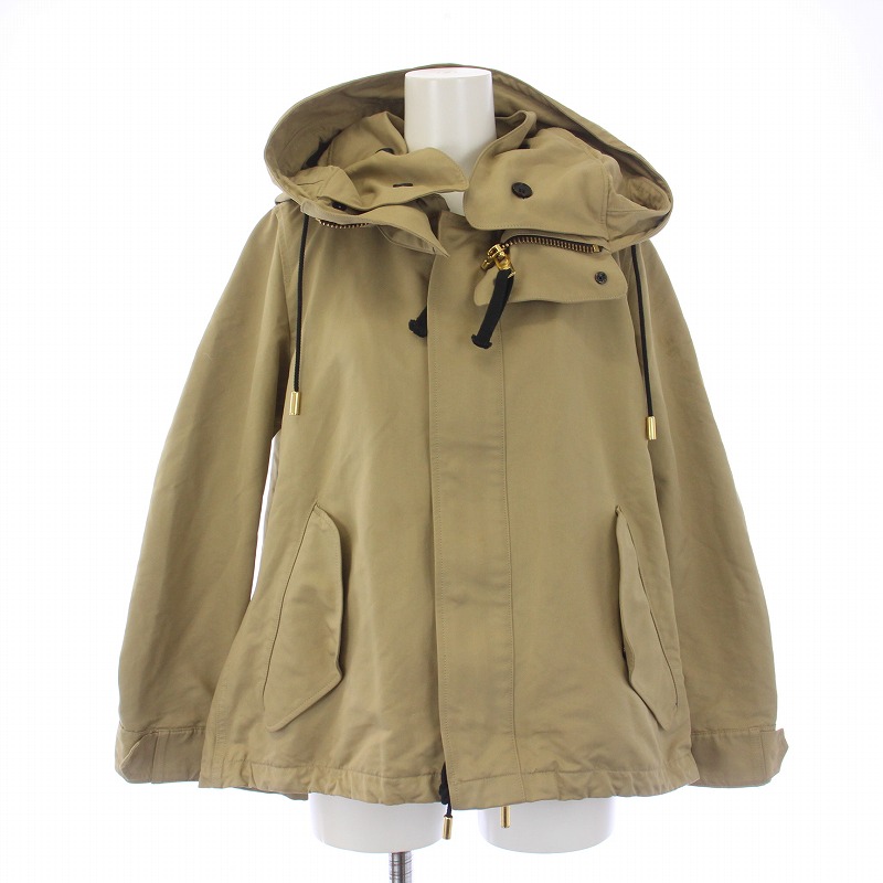 美品⁑ザ・リラクス　ショートモッズコート　フード脱着　ダブルジップアップブルゾン THE RERACS│ザ・リラクス / RERACS SHORT MODS COAT