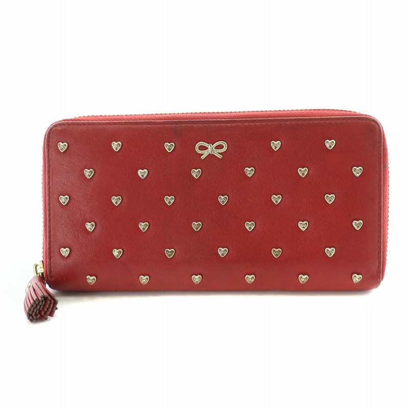 【美品】ANYA HINDMARCH 長財布 がま口 リボン柄 レディース 楽天市場】リボン（ブランドアニヤ・ハインドマーチ