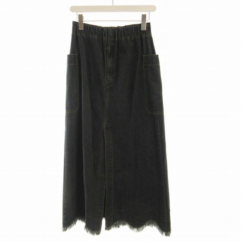 楽天市場】【中古】GRANCY Fringedesign Denim Skirt デニム