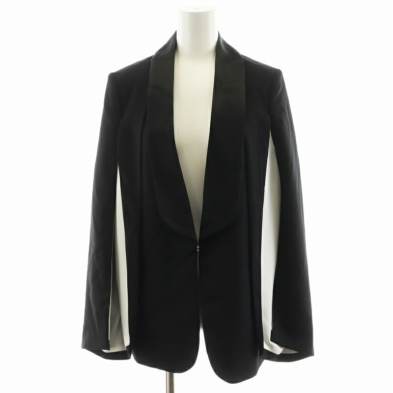 【中古】チノ CINOH ブラックフォーマルスリットスリーブジャケット BLACK FORMAL SLIT SLEEVES JACKET 絨毛 36 黒 黒いこと BF-JK-002 /AN31 レディース 【ベクター 古着】 250424 レディースファッション-コート・ジャケット