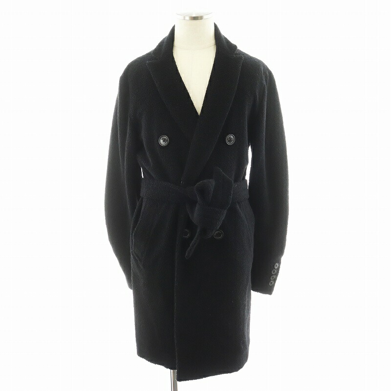 美品】ウノピュウノウグァーレトレダブル チェスター コートボアカシミヤ混