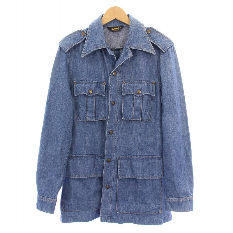 激レア 60s 70s Lee 81-LJ デニム カバーオール 濃紺 楽天市場】濃紺 70s USA製 ビンテージ □ LEE リー 81-LJ