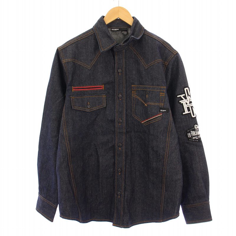 楽天市場】00s ROCA WEAR Denim Jacket 紺 XL ロカウェア デニム