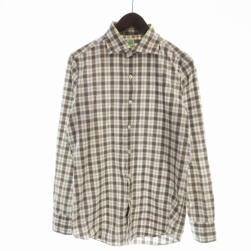 Finamore Napoli_男性 長袖シャツ　サイズ38 楽天市場】Finamore フィナモレ メンズ シャツ カッタウェイ