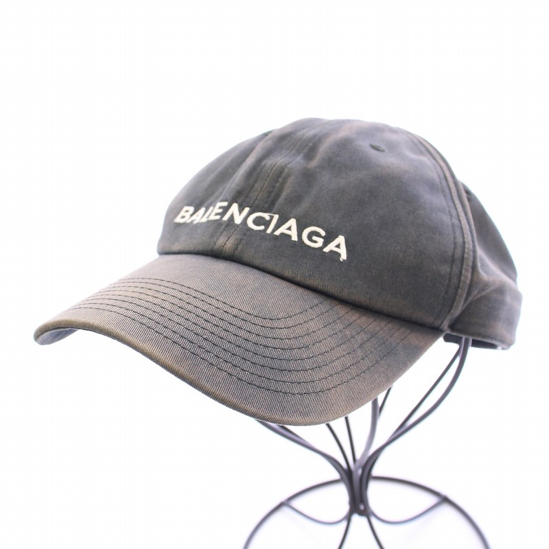 g*様 【正規品／Lサイズ】BALENCIAGA バレンシアガ キャップ BALENCIAGA(バレンシアガ) / キャップ/L/コットン/BLK/メンズ