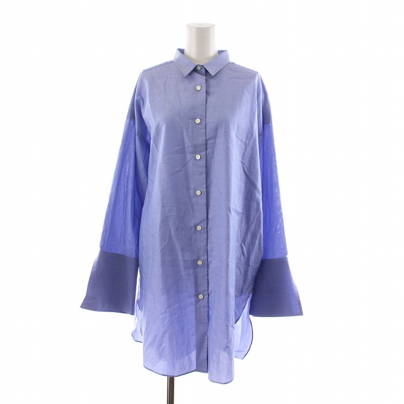 美品 ドゥーズィエムクラス コットンリネン ドロップショルダーシャツ ブルー 楽天市場】Deuxieme Classe ドゥーズィエム クラス シャツ ブルー FREE