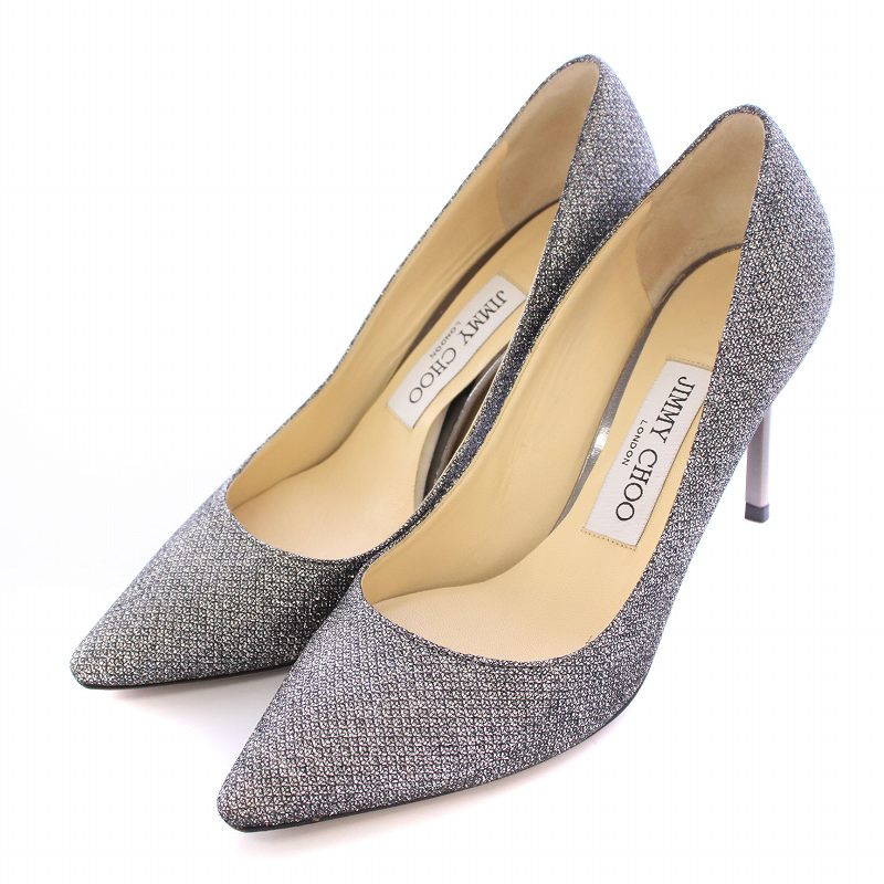 Jimmy Choo】Romy 60 グリッター パンプス JIMMY CHOO ROMY 60