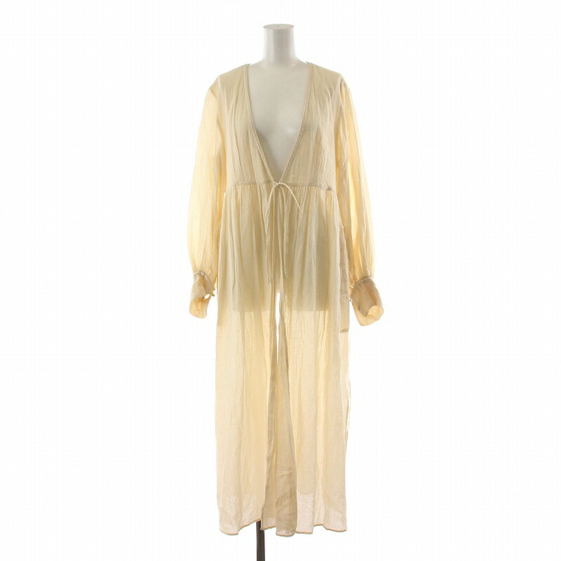 ヌキテパ　デミルクスビームス 別注 ボイルギャザースリーブワンピース ブラウン NE QUITTEZ PAS!（ヌキテパ）の「【別注】ne Quittez pas