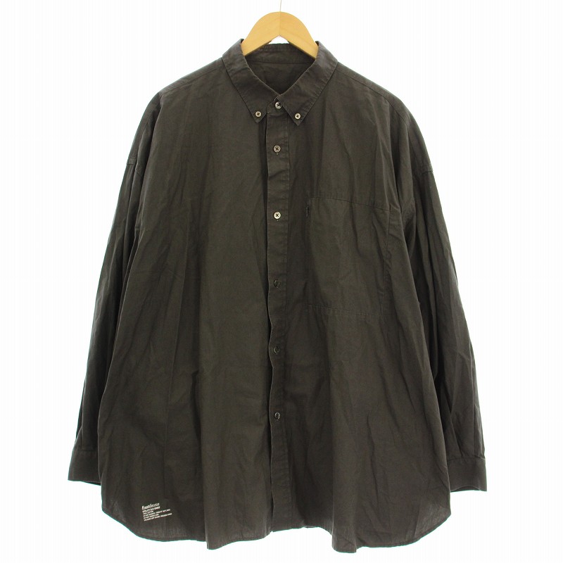 【中古】フレッシュサービス FRESH SERVICE 24SS UTILITY L/S B.D SHIRT FSC241-50075B シャツ 長袖 F チャコールグレー /☆G メンズ 【ベクトル 古着】 250626
