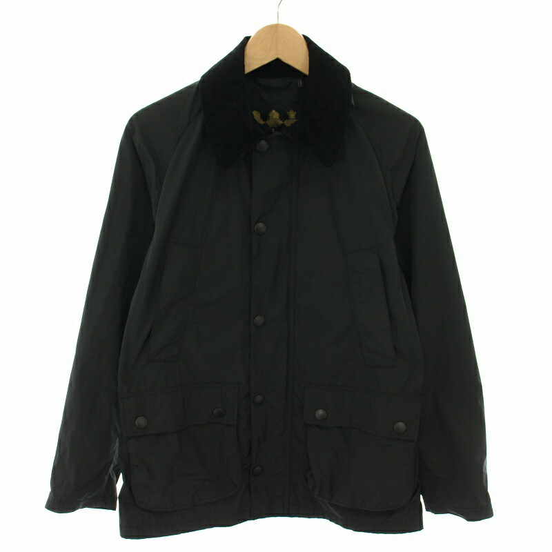 Barbour オリーブ アウター コーデュロイ襟 バブアー 襟コーデュロイ XL ノンオイル スペイジャケット