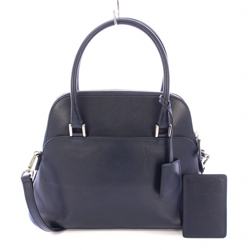 【極美品】フォクシー　マカロン　2way バッグ　クロコ型押し　レザー　茶 極美品】フォクシー マカロン 2way バッグ クロコ型押し レザー