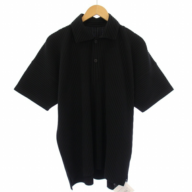 me issey miyake プリーツ シャツ 半袖ポロシャツ 楽天市場】【中古】美品 HOMME PLISSE ISSEY MIYAKE