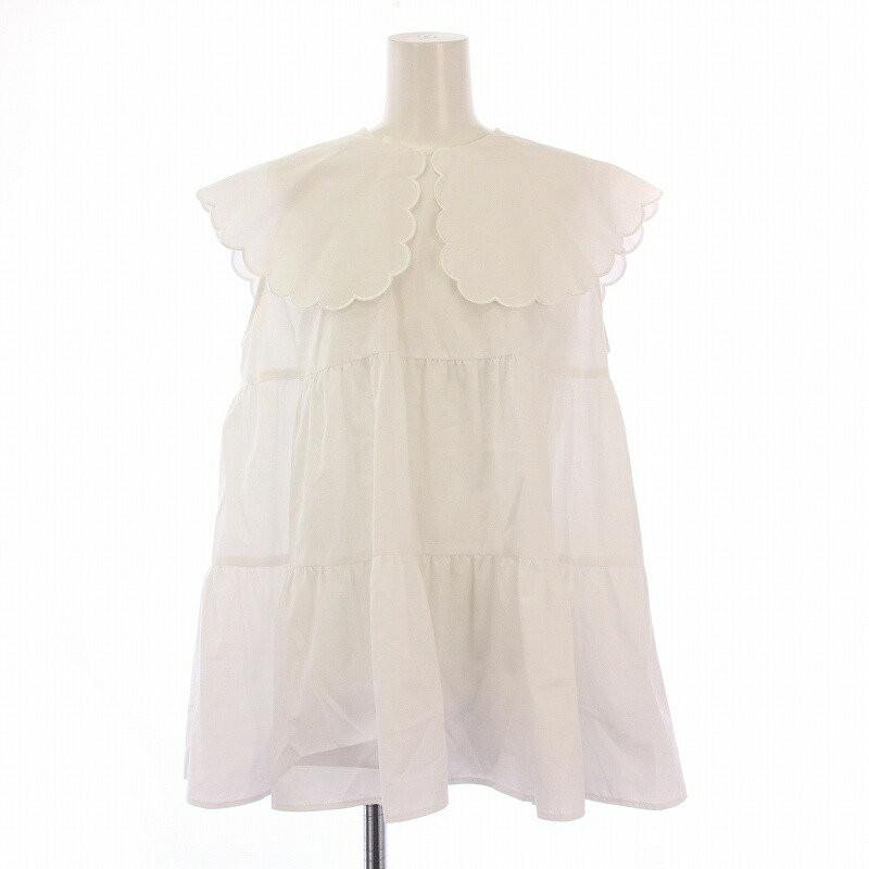 yoli シンプルワイドブラウス　白 新品未使用Yoli ヨリsimple wide blouse 2023ss 新品の通販 by