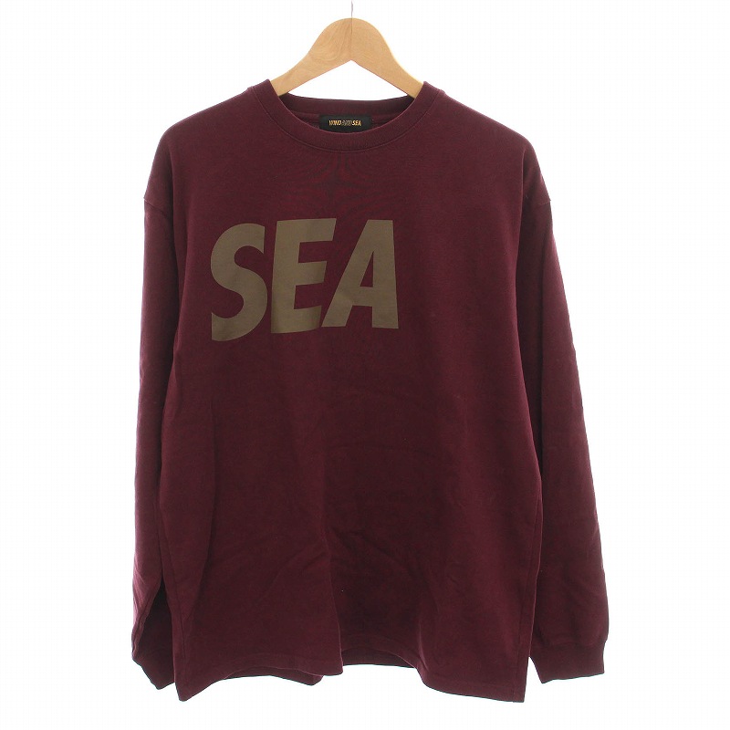 ウィンダンシー　ロンT ベージュ　プリント　L 楽天市場】WIND AND SEA ウィンダンシー 24SS SEA Of L/S Tee