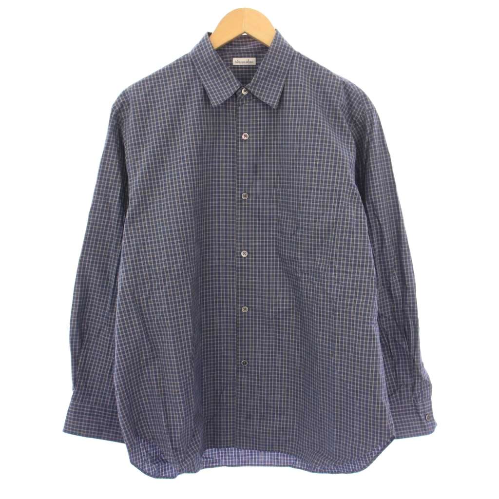 【美品】Steven Alan 半袖 イタリアンカラー BOLD FIT S 美品】Steven Alan 半袖 イタリアンカラー BOLD FIT S Steven