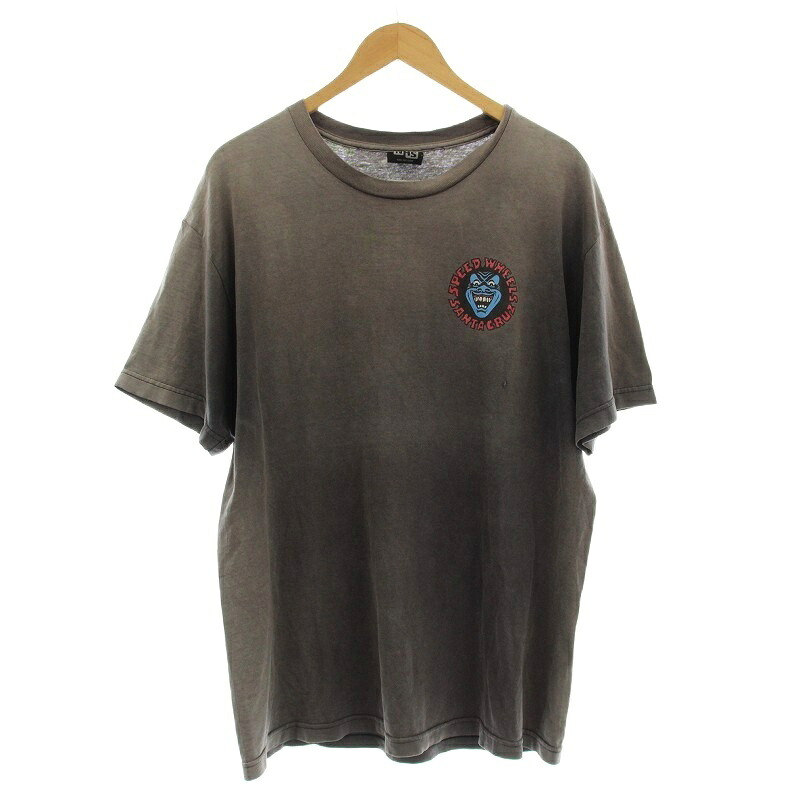 【中古】サンタクルーズ SANTA CRUZ 00s NHS Tシャツ スクリーミングハンド グレー /☆G メンズ 【ベクトル 古着】 250829