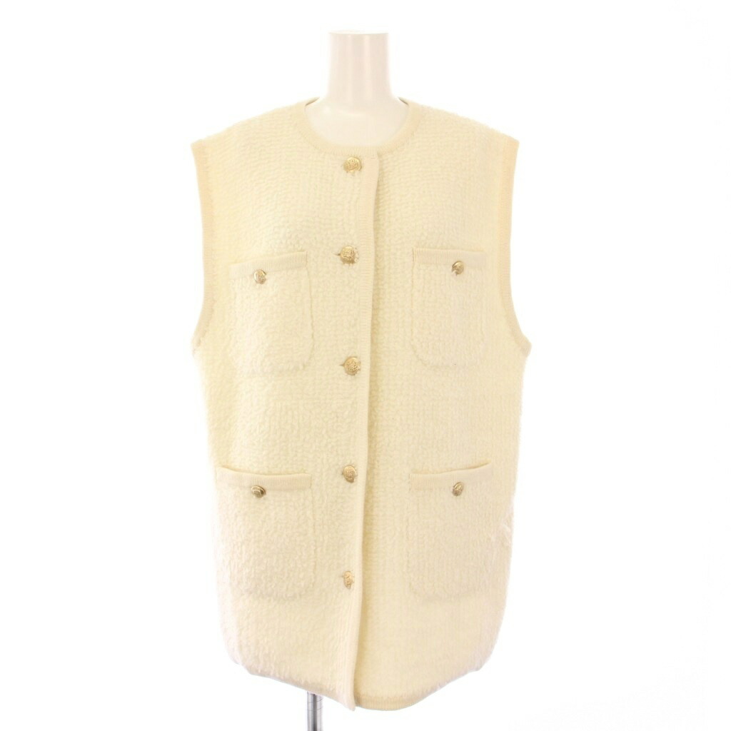 楽天市場】ADAWAS アダワス Bshop 別注 ベスト オフホワイト サイズ