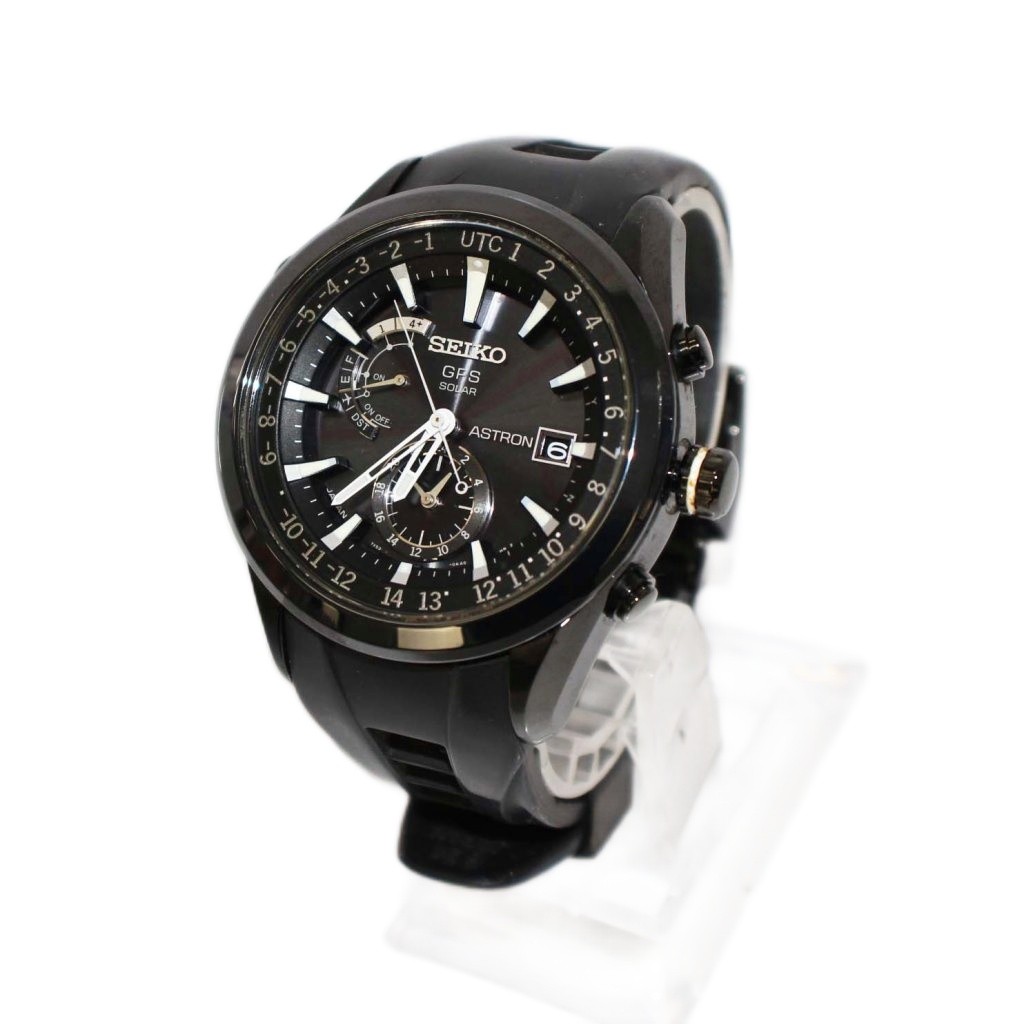 【中古】セイコー SEIKO ASTRON 腕時計 GPSソーラー 黒文字盤 黒 7X52-0AB0 /KH メンズ 【ベクトル 古着】 251120