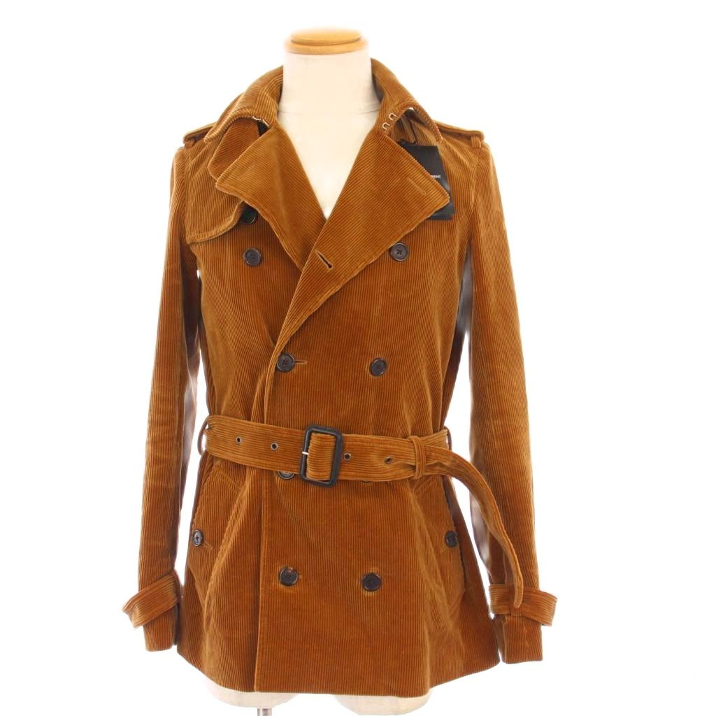 Yves Saint Laurent ベージュ ロングコート beige-cotton-yves-saint-