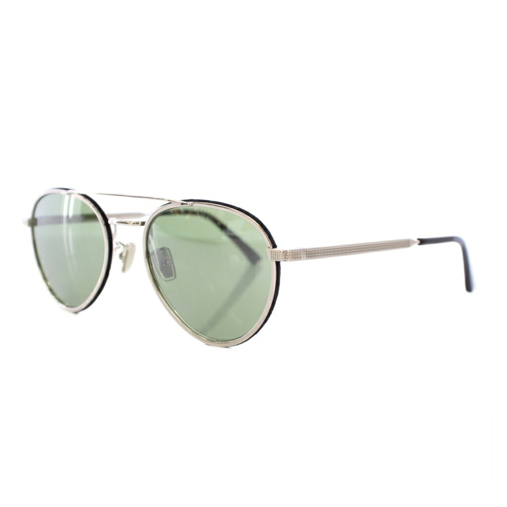 【中古】ジミーチュウ JIMMY CHOO CAL/S RHLEL アイウェア サングラス メガネ 眼鏡 カラーレンズ 54□21 150 シルバーカラー 緑 グリーン /BB ■OH メンズ 【ベクトル 古着】 251008