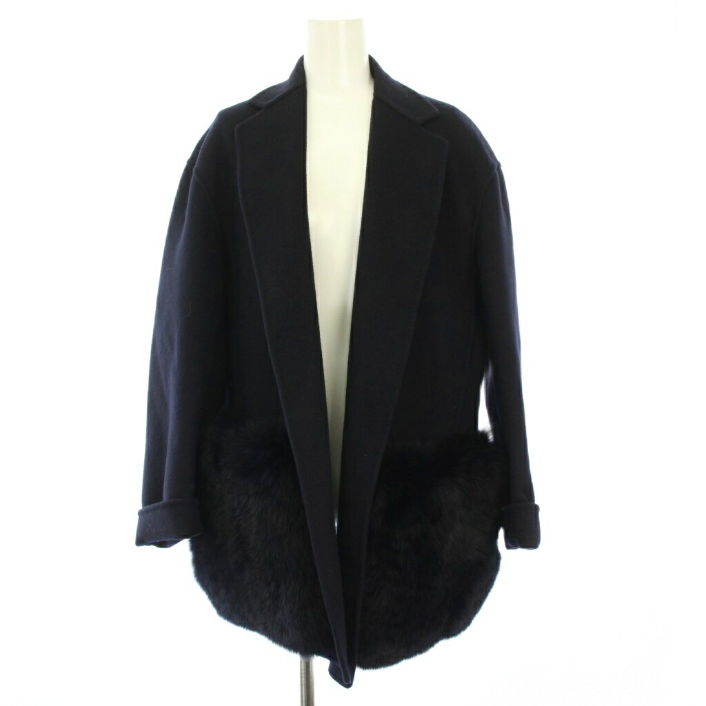 楽天市場】Drawer ドゥロワー ウール ケヌキ フォックス ファー