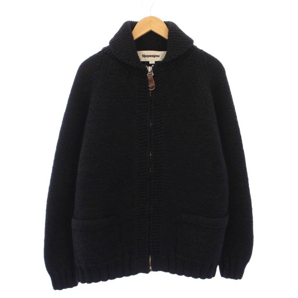 slopeslow ニットカーディガン Slope slow /BICOLOR CARDIGAN – Lister