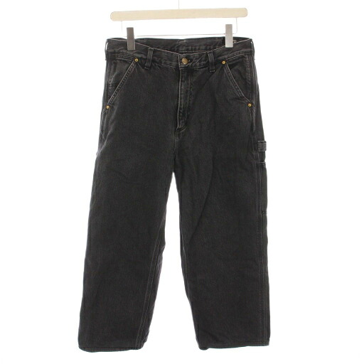 【中古】オアスロウ orslow デニムパンツ USED加工 ジーンズ S 黒 ブラック グレー /YM メンズ 【ベクトル 古着】 251003