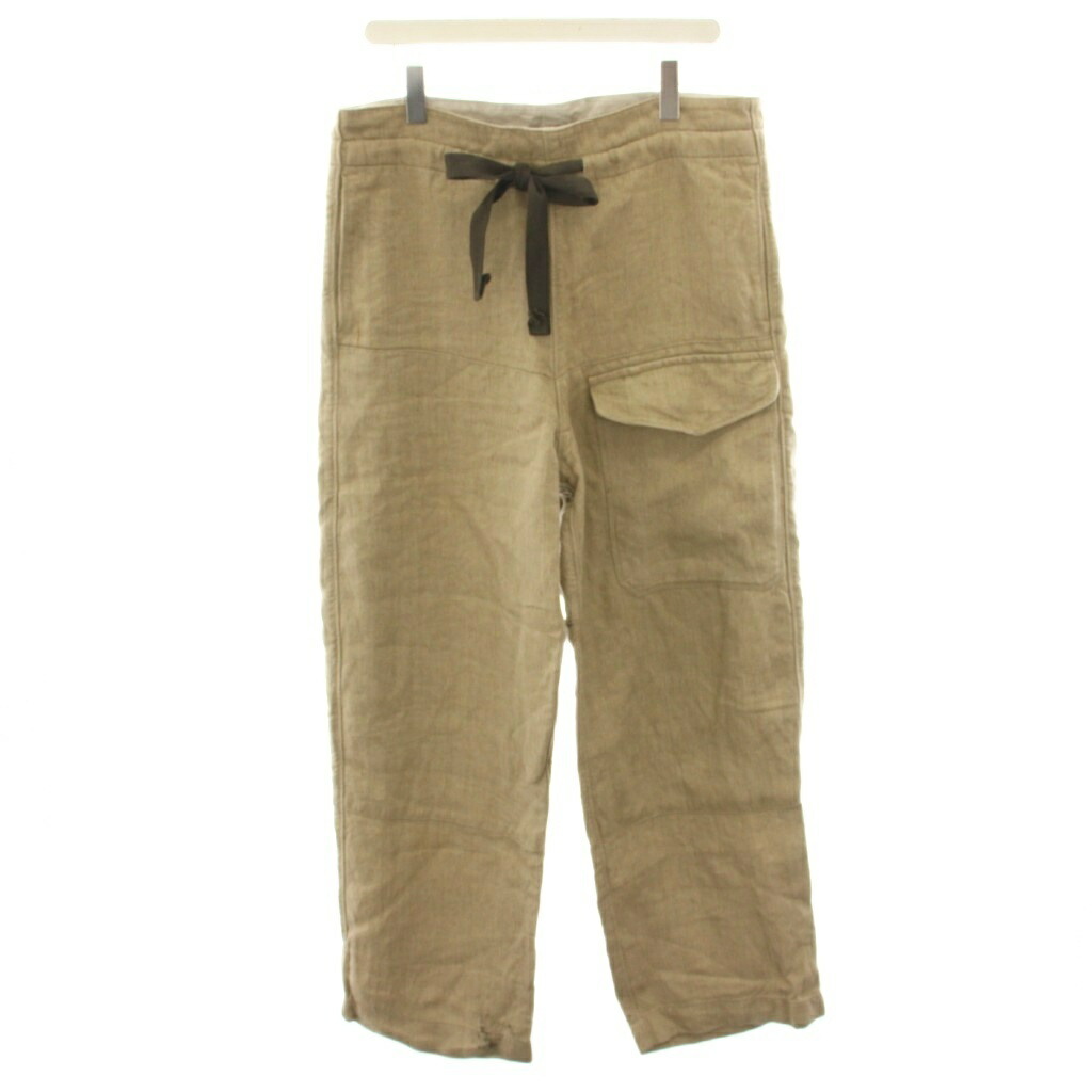【中古】シュス sus-sous トラウザーズ MK-1 TROUSERS MK-1 リネンパンツ 麻 5 ベージュ 07-SS01003 /YT メンズ 【ベクトル 古着】 251014
