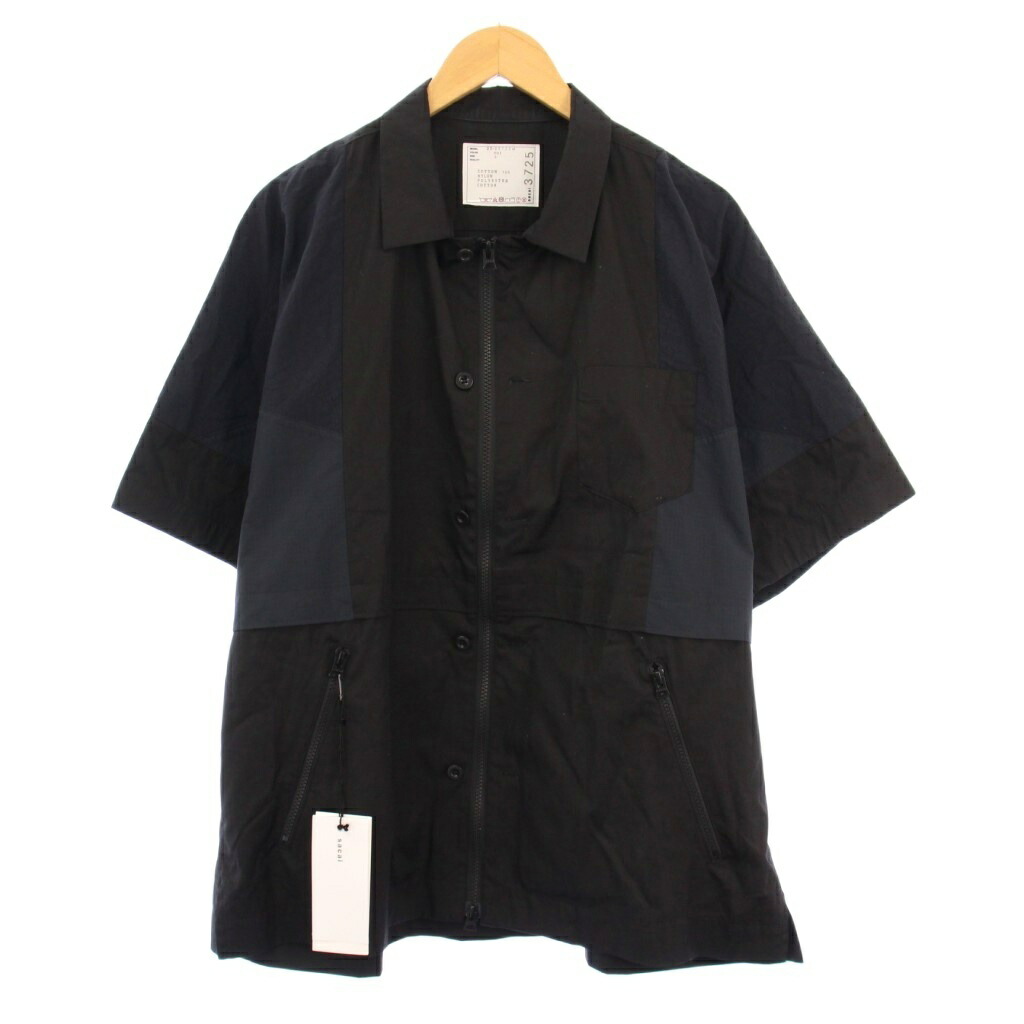 楽天市場】Sacai サカイ シャツ サイズ:4 24SS サイドジップ マット