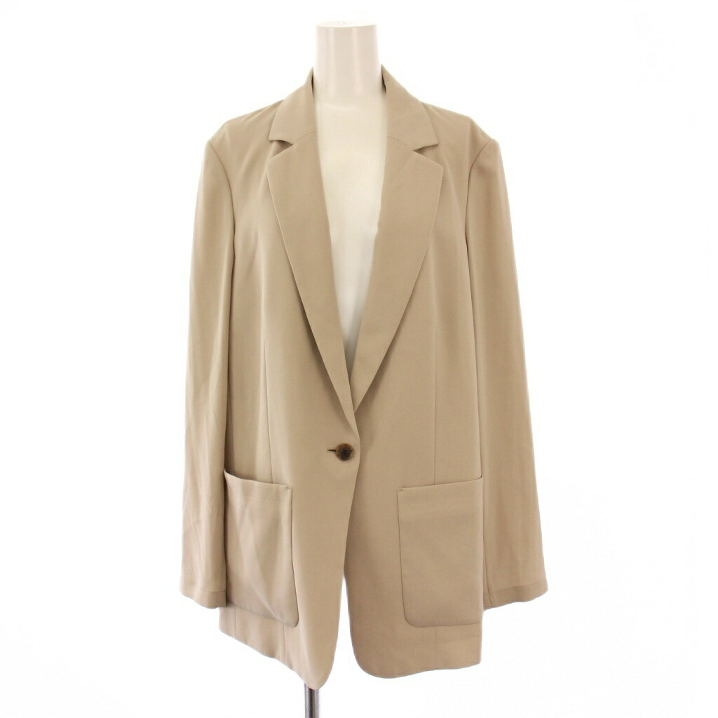 【中古】セオリーリュクス theory luxe 25SS FLOW KANDY JACKET フローキャンディジャケット テーラード アウター シングル 伸ばすこと 38 ベージュ 03-5204140 /BB レディース 【ベクター 古着】 251017