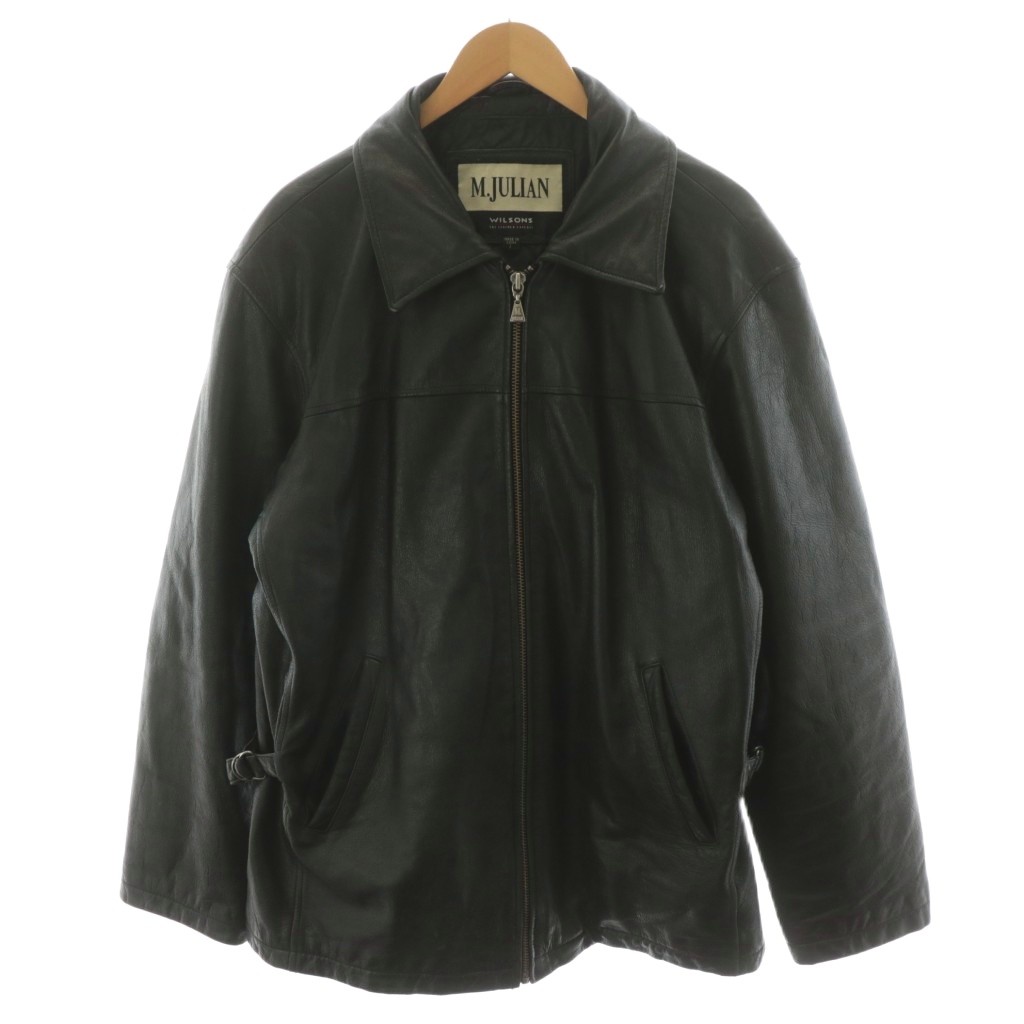 楽天市場】90s M.JULIAN WILSONS LEATHER レザー ジャケット 黒 XL