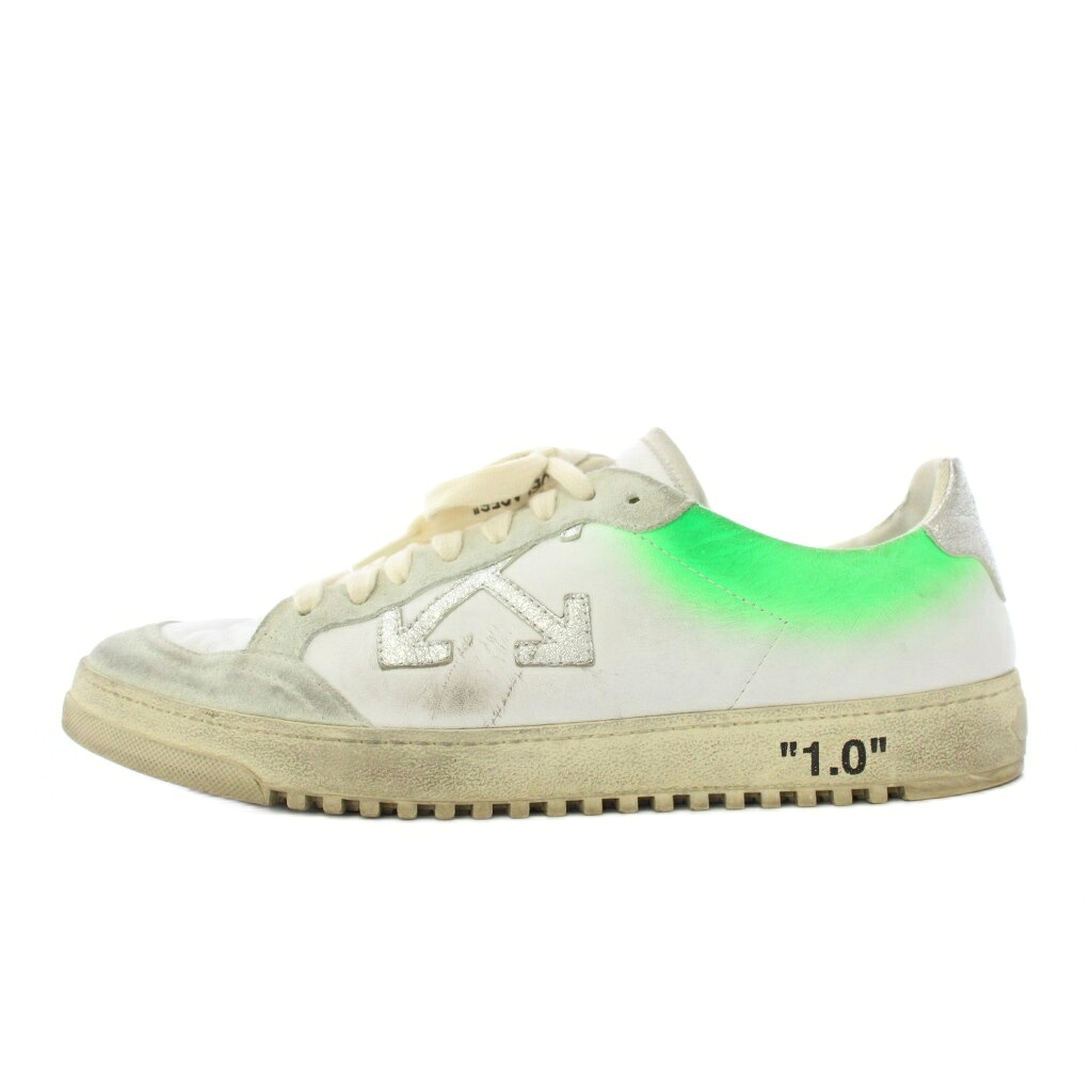 【中古】オフホワイト OFF WHITE 2.0 SNEAKER スニーカー シューズ 42 白 OMIE9-1004 /TK メンズ 【ベクトル 古着】 251117