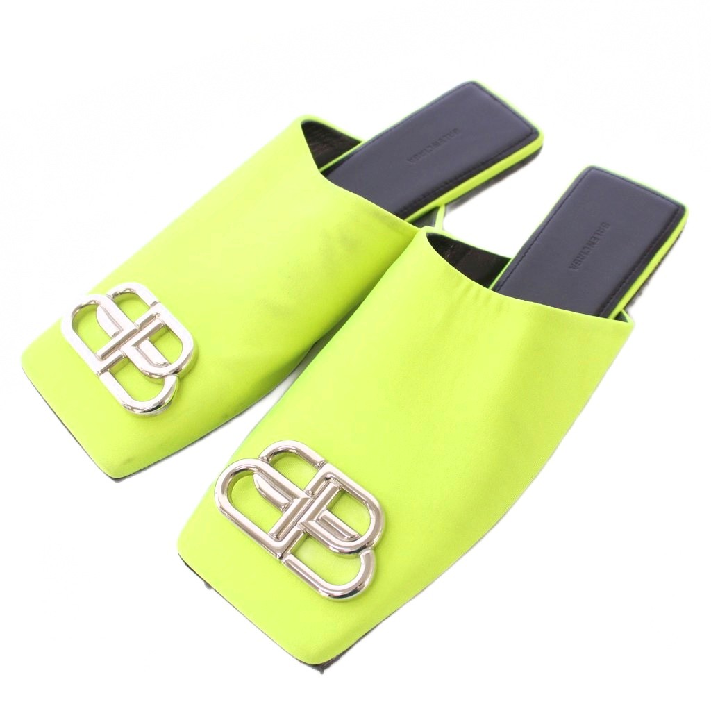 楽天市場】バレンシアガ BALENCIAGA ロゴ ムートン ボア ヒール