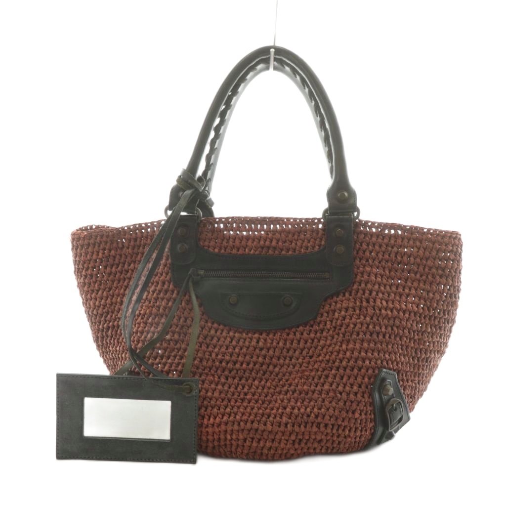 楽天市場】BALENCIAGA バレンシアガ ビストロ バスケット カゴバッグ