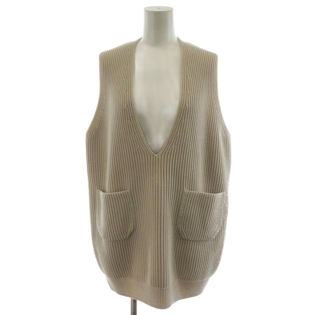 楽天市場】古着 BATONER バトナー 日本製 Vネック ニットベスト 1