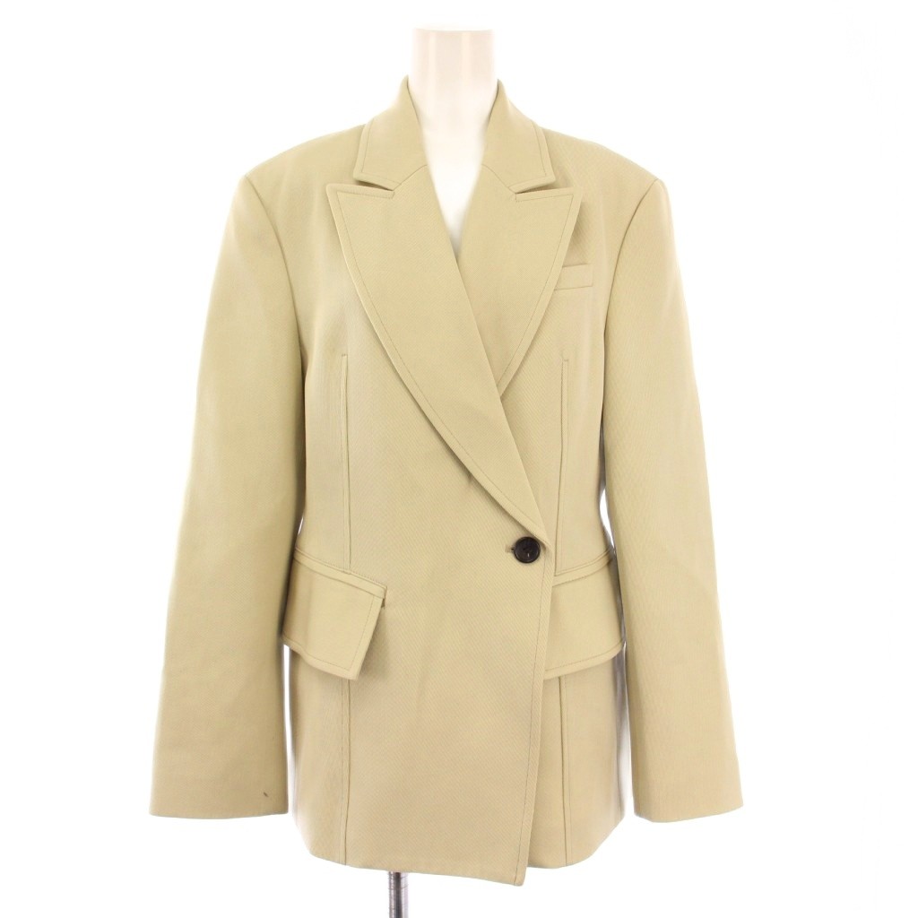 【中古】デプレ DES PRES トゥモローランド 23AW ルナマレツイル テーラードジャケット アウター 総裏地 ウール F ベージュ 22-07-34-07209 /BB レディース 【ベクトル 古着】 251112