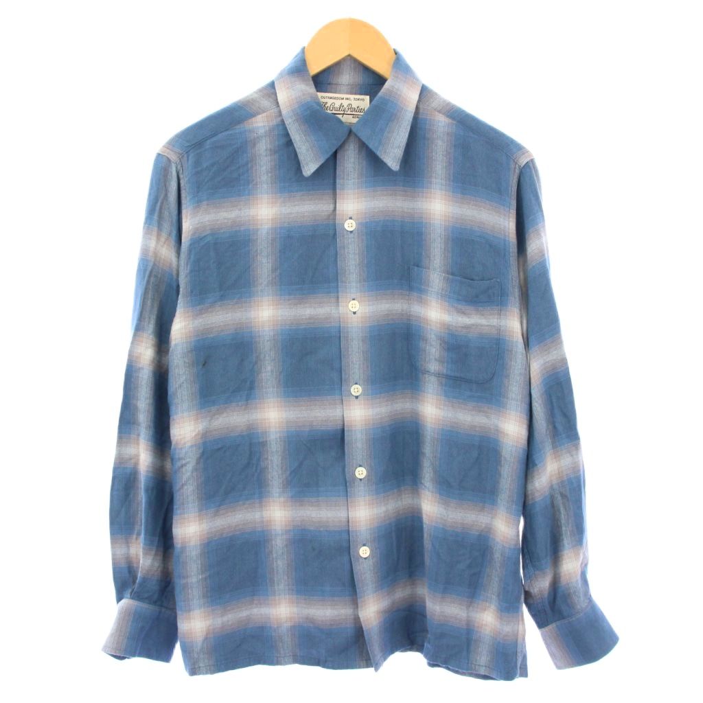 楽天市場】【中古】ワコマリア WACKO MARIA オンブレチェックシャツ