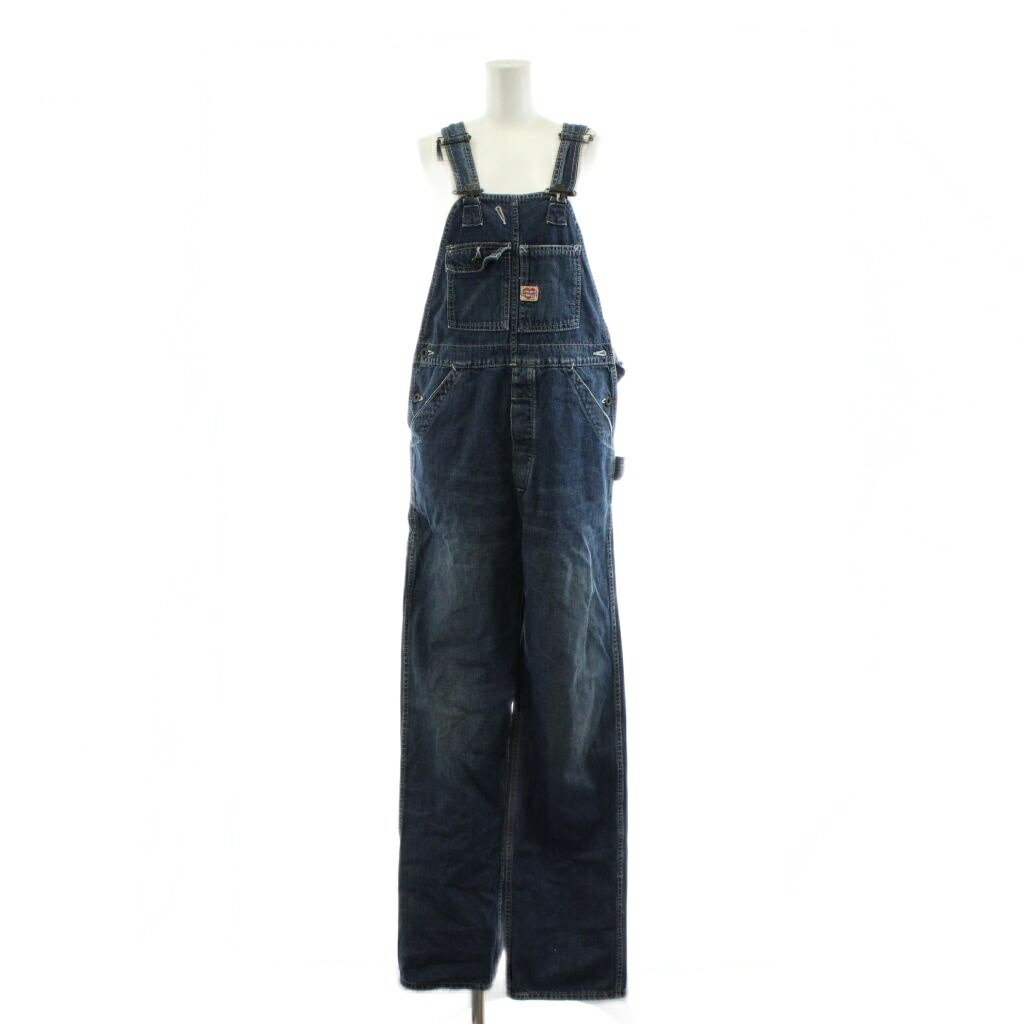 【中古】カーハート carhartt ハートタグ union carhartt made オーバーオール サロペット 30×34 青 ブルー E520-CH185 /AN64 レディース 【ベクトル 古着】 251120