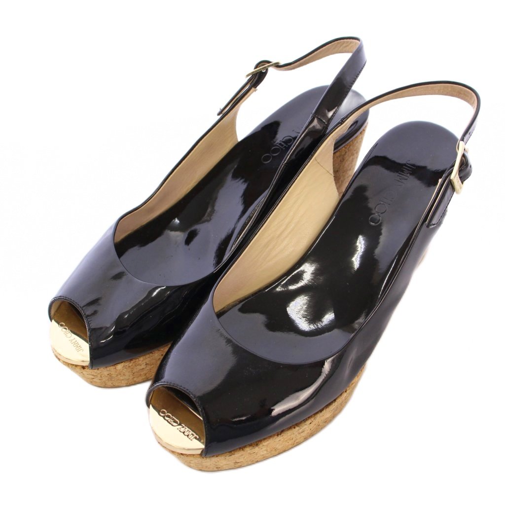 楽天市場】JIMMY CHOO ジミーチュウ サンダル ブラック 黒 サイズ:36