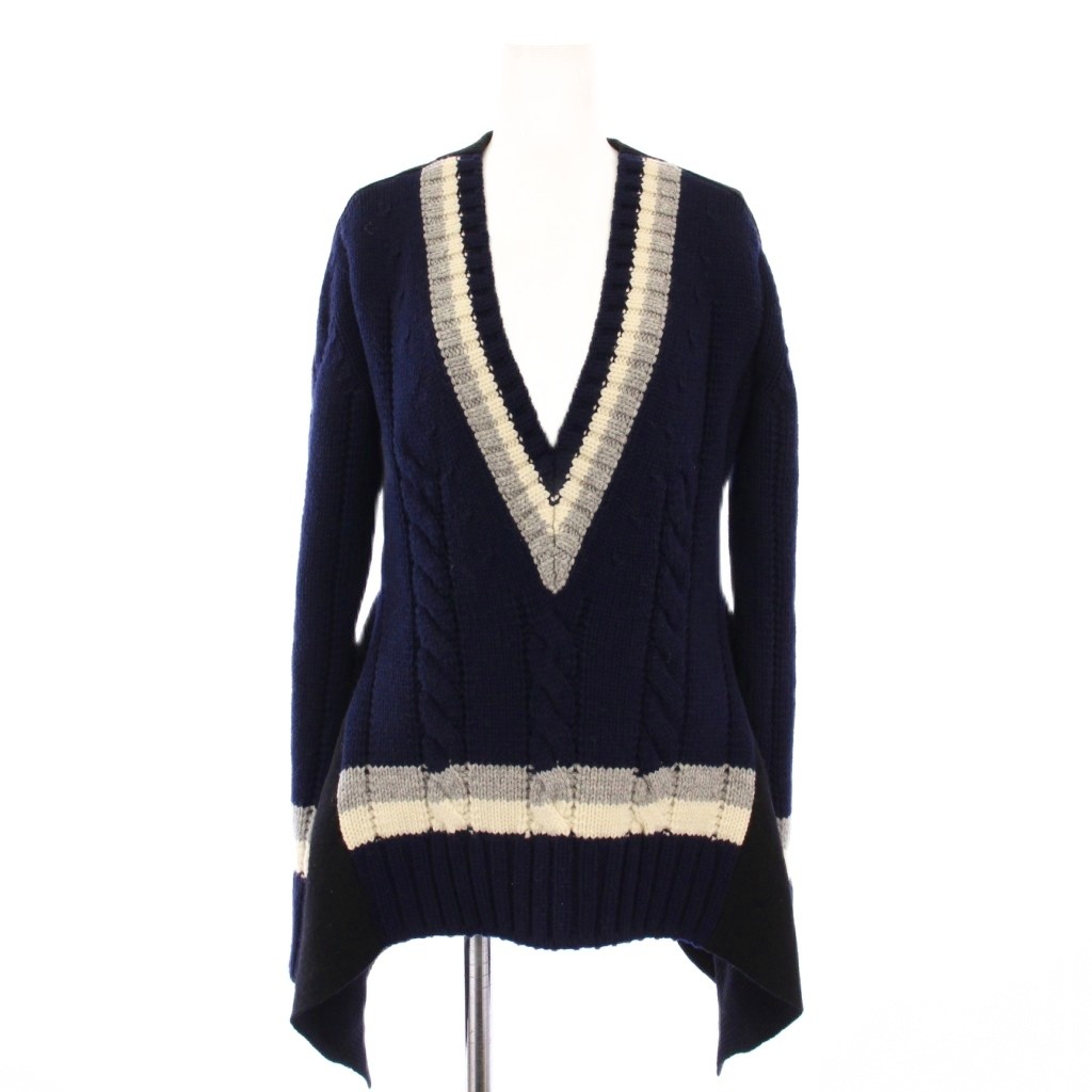 楽天市場】【中古】sacai サカイ 2 M レディース ニット セーター 23AW