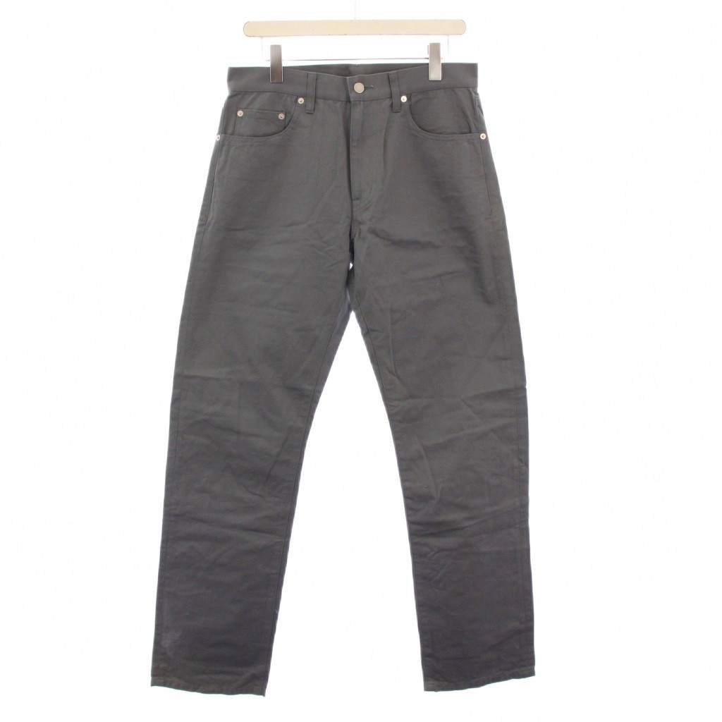 【中古】コムデギャルソンオム COMME des GARCONS HOMME 田中オム期 AD2001 テーパードパンツ スラックス ジップフライ ワンカラー 無地 L グレー /BB メンズ 【ベクトル 古着】 251128